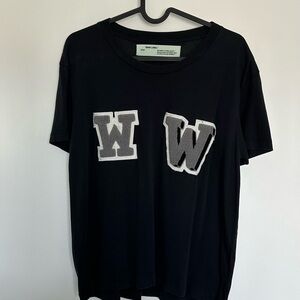 Off white patched tee